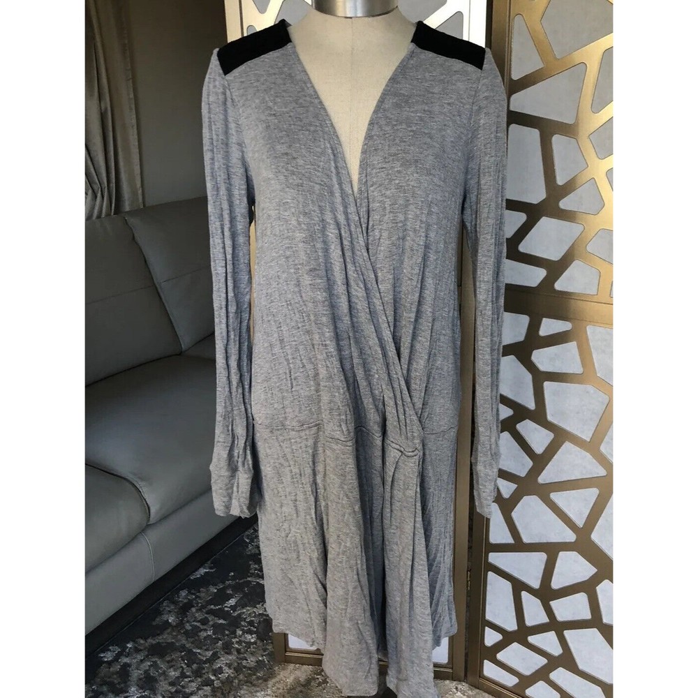 BCBG  Generation casual heather grey  M Sweatshirt Tunic Dress